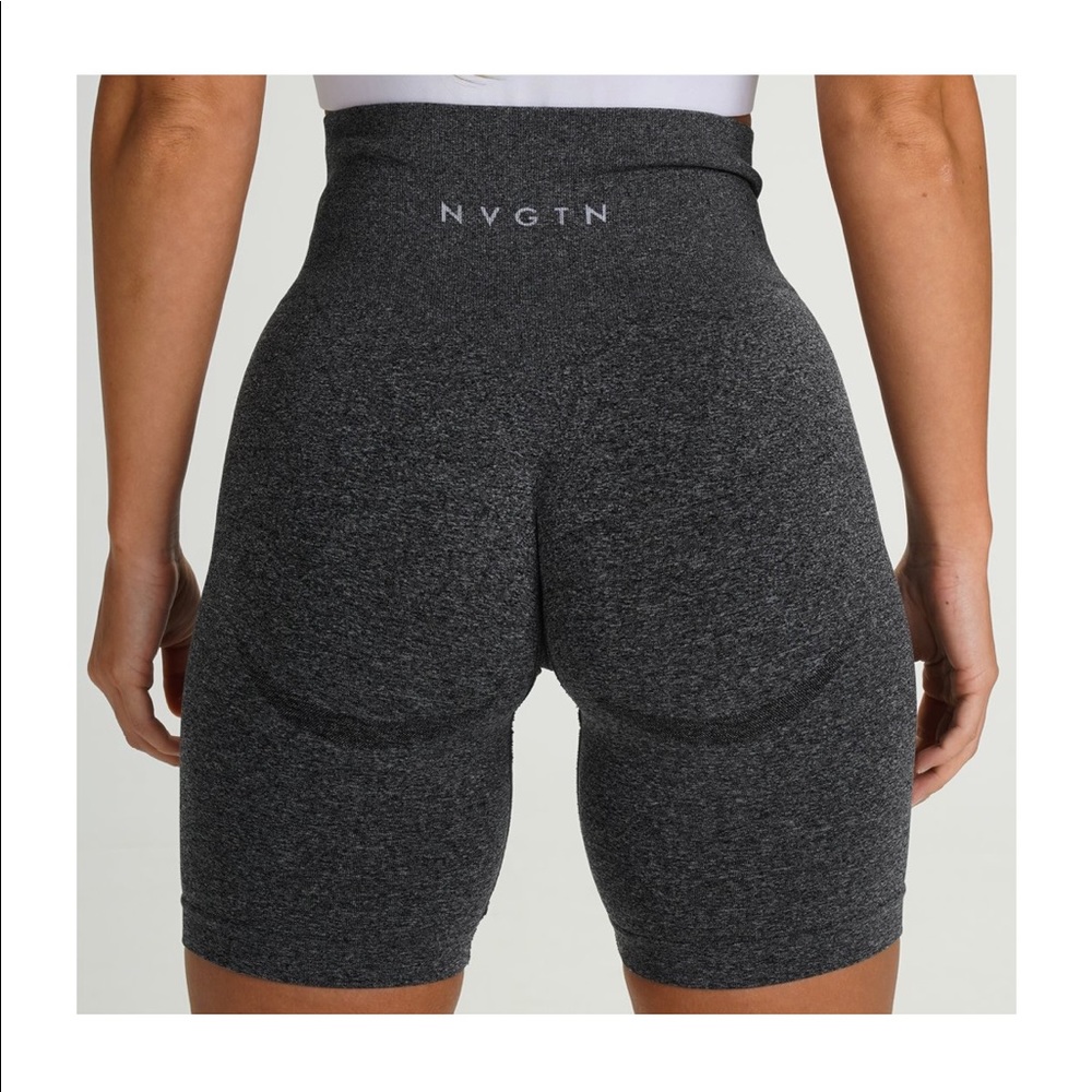 (SOLD ON VINTED) NVGTN Black Speckled Biker Shorts